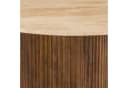 IDIMEX Esstisch CALATA Rund 120 cm Travertin Mangoholz Braun/Beige Bild 5