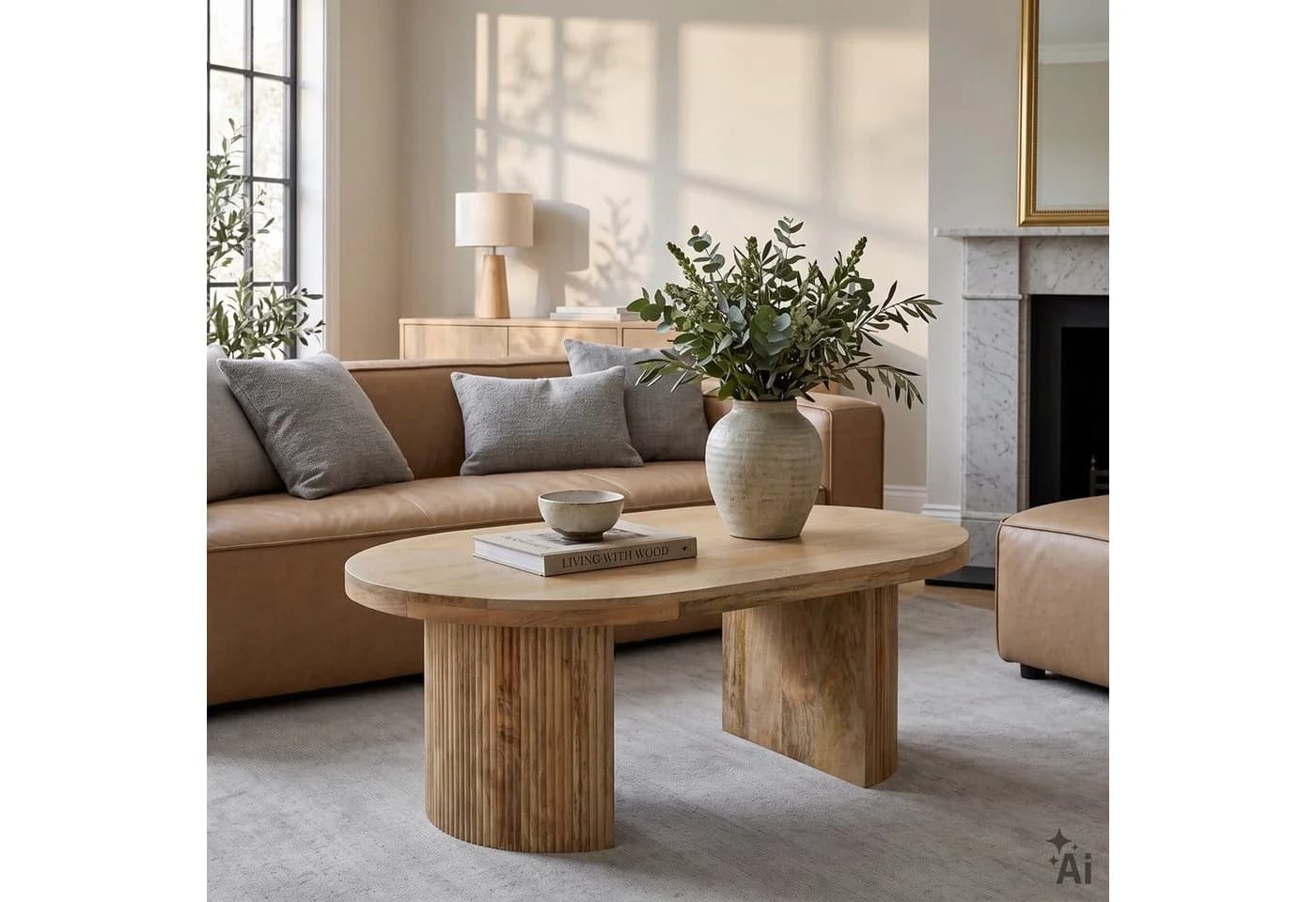IDIMEX Couchtisch AMBA massivem Mangoholz Natur - Bild 2