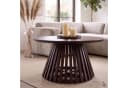 IDIMEX Couchtisch AMILA Mangoholz rund dunkelbraun Bild 1