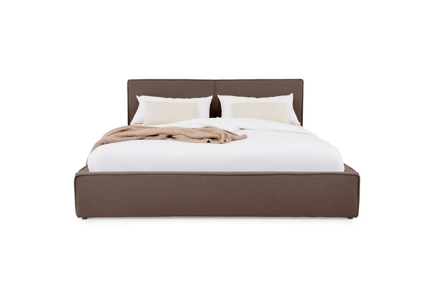 IDIMEX Polsterbett CALM Greige Modernes Design - Bild 4