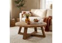 IDIMEX Couchtisch KYOTO Rund aus recyceltem Massivholz Natur Bild 2