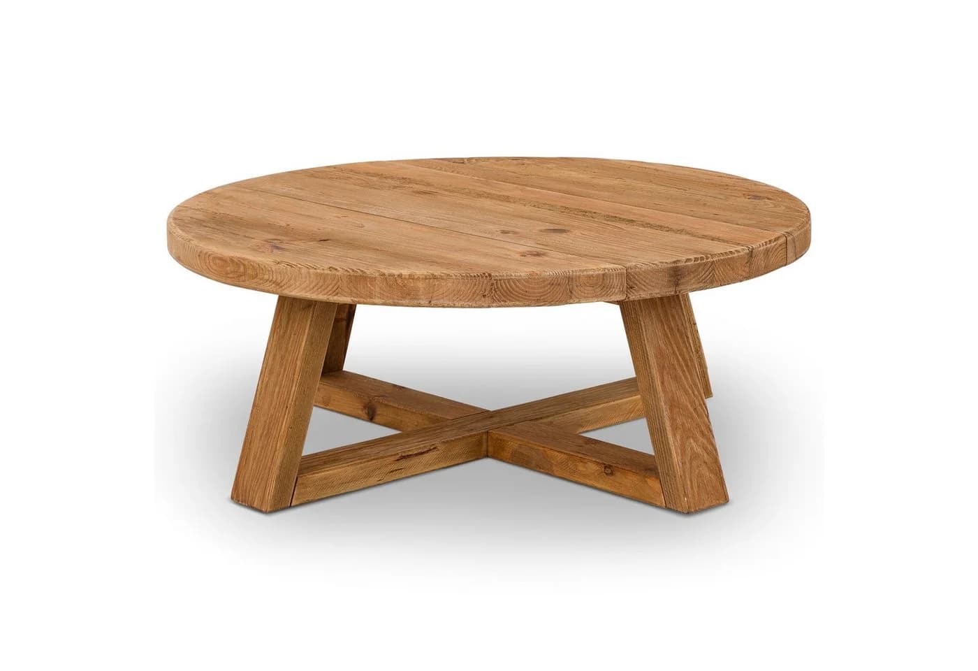 IDIMEX Couchtisch KYOTO Rund aus recyceltem Massivholz Natur - Bild 4