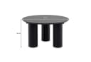 IDIMEX Couchtisch ESTER Schwarz Rund MDF Bild 5