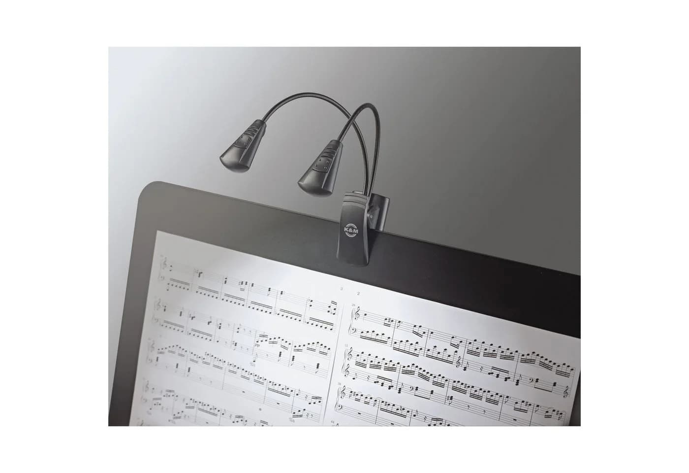 König & Meyer Klemmleuchte 12243 Double LED FlexLight - Notenpultleuchte