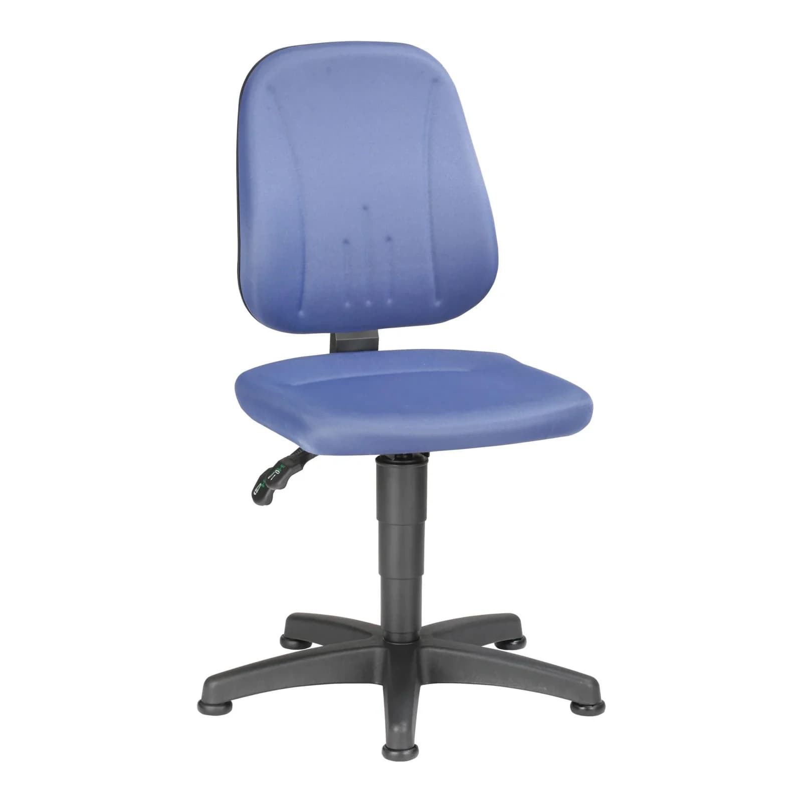 bimos Arbeitsdrehstuhl Unitec Stoff Blau Permanent-Kontaktrückenlehne