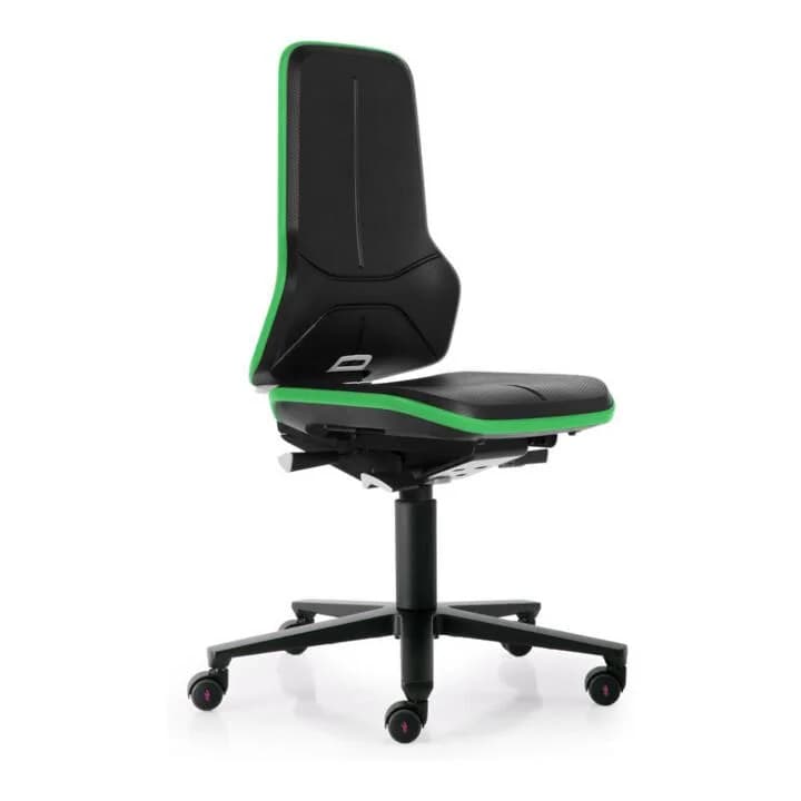 bimos Arbeitsstuhl ESD Neon 2 Grün mit Rollen
