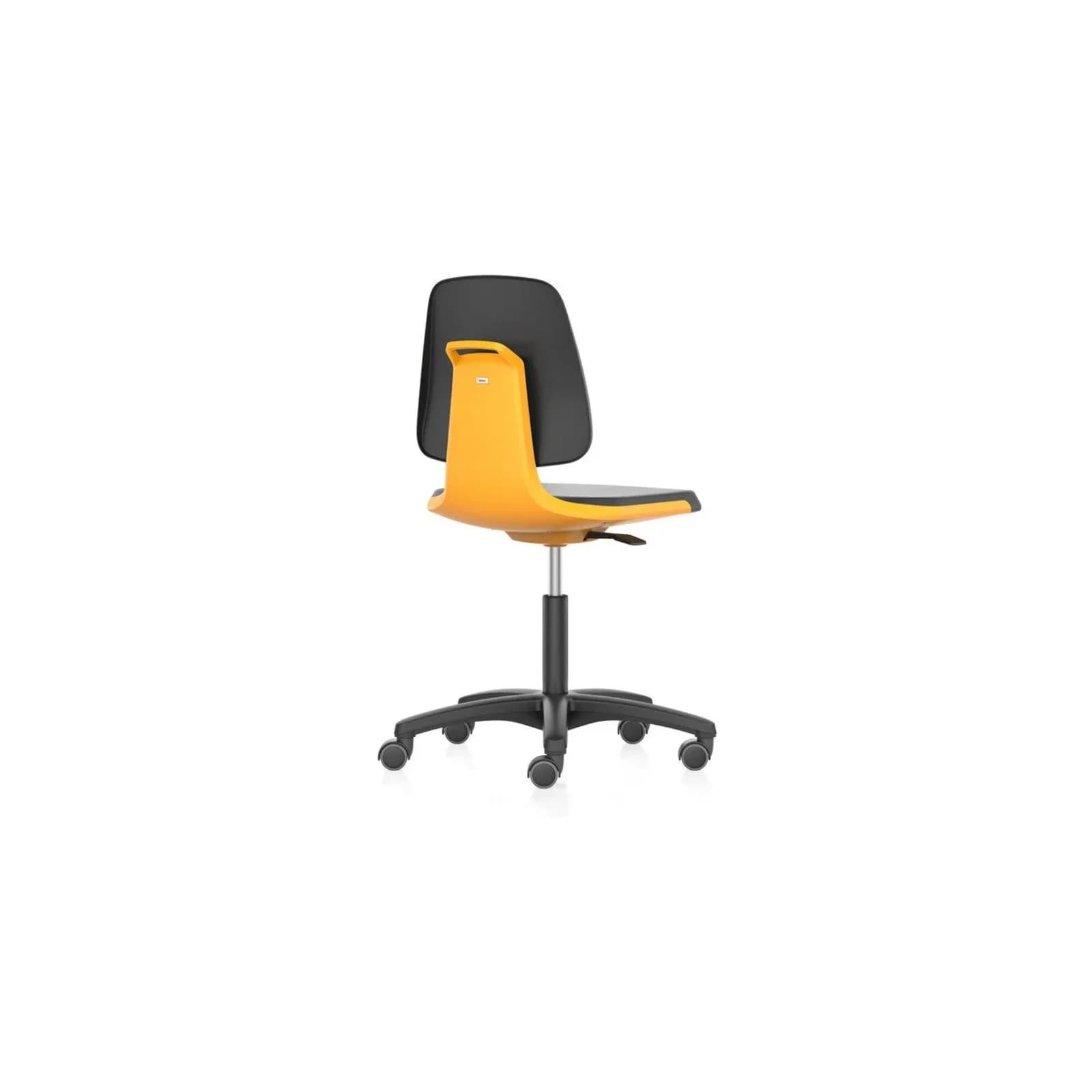 bimos Arbeitsstuhl Labsit 2 K-Leder Orange Flexfunktion