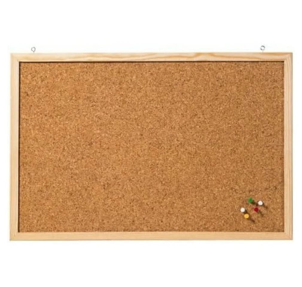 FRANKEN Pinnwand CC-KT4060E Kork mit Holzrahmen Braun - Bild 2