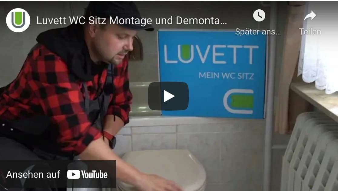 LUVETT WC-Sitz Befestigung 30 mm Scharnier mit höherem Drehpunkt - Bild 4