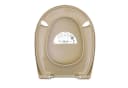 LUVETT WC-Sitz C100 mit SoftClose, Duroplast, Universelle O-Form, Beige Bild 3