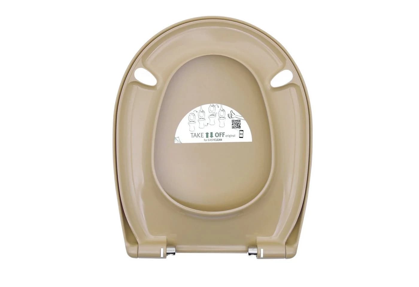 LUVETT WC-Sitz C100 mit SoftClose, Duroplast, Universelle O-Form, Beige - Bild 3