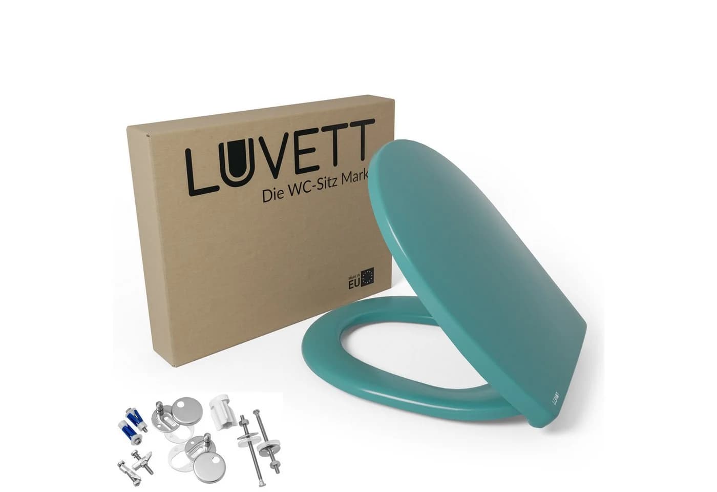LUVETT WC-Sitz C100 mit SoftClose, Duroplast, Calypso Türkis - Bild 2