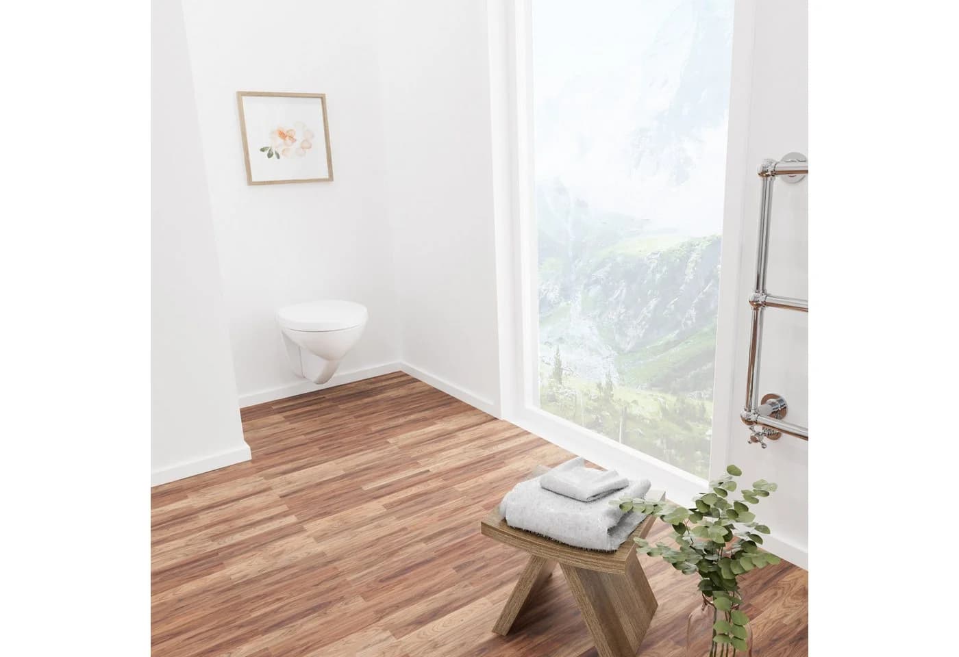 LUVETT WC-Sitz Premium Oval D-Form Eckig Weiß Duroplast