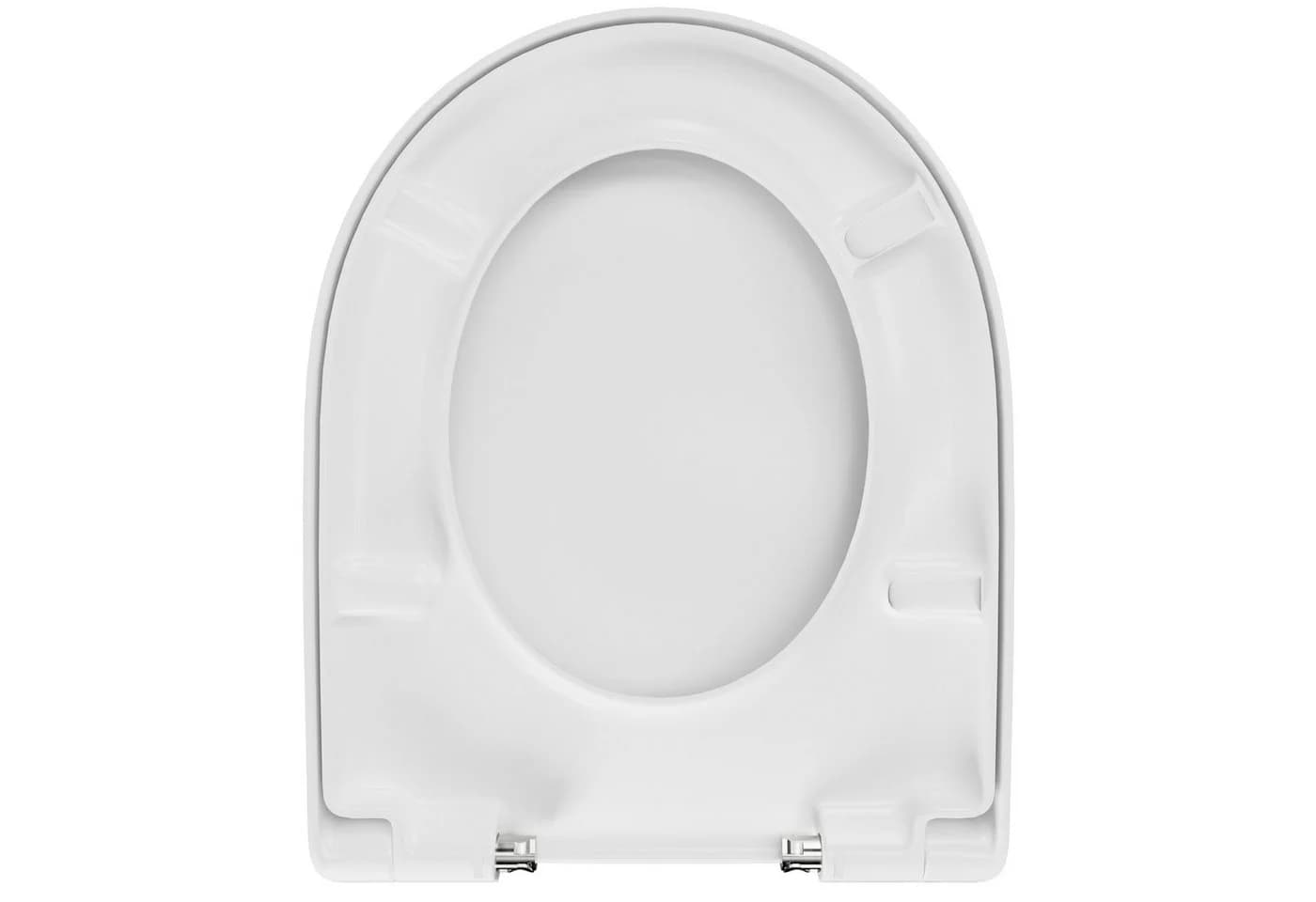 LUVETT WC-Sitz D140 Softclose D-Form Weiß Duroplast - Bild 2