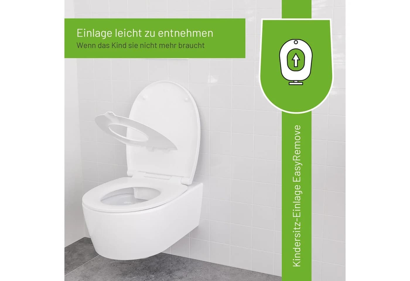 LUVETT Kinder-WC-Sitz C490 mit Softclose & Kindersitz - Bild 3