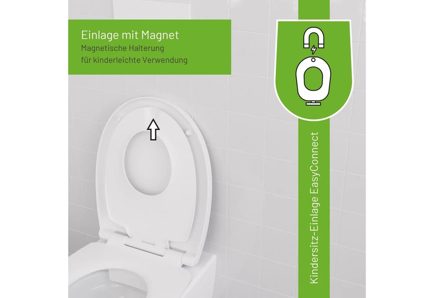 LUVETT Kinder-WC-Sitz C490 mit Softclose & Kindersitz - Bild 4