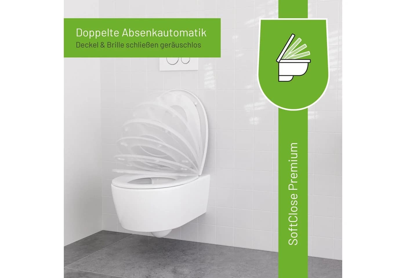 LUVETT Kinder-WC-Sitz C490 mit Softclose & Kindersitz - Bild 5