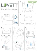 LUVETT WC-Sitz SoftClose Dämpfer-Set Ersatzteil Weiß Bild 4