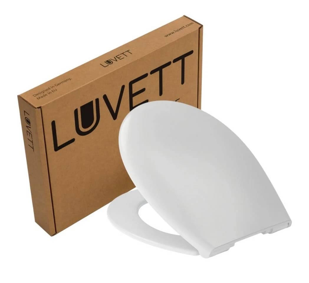 LUVETT WC-Sitz Edelweiß C290 Komplett-Set Thermoplast Absenkautomatik - Bild 2