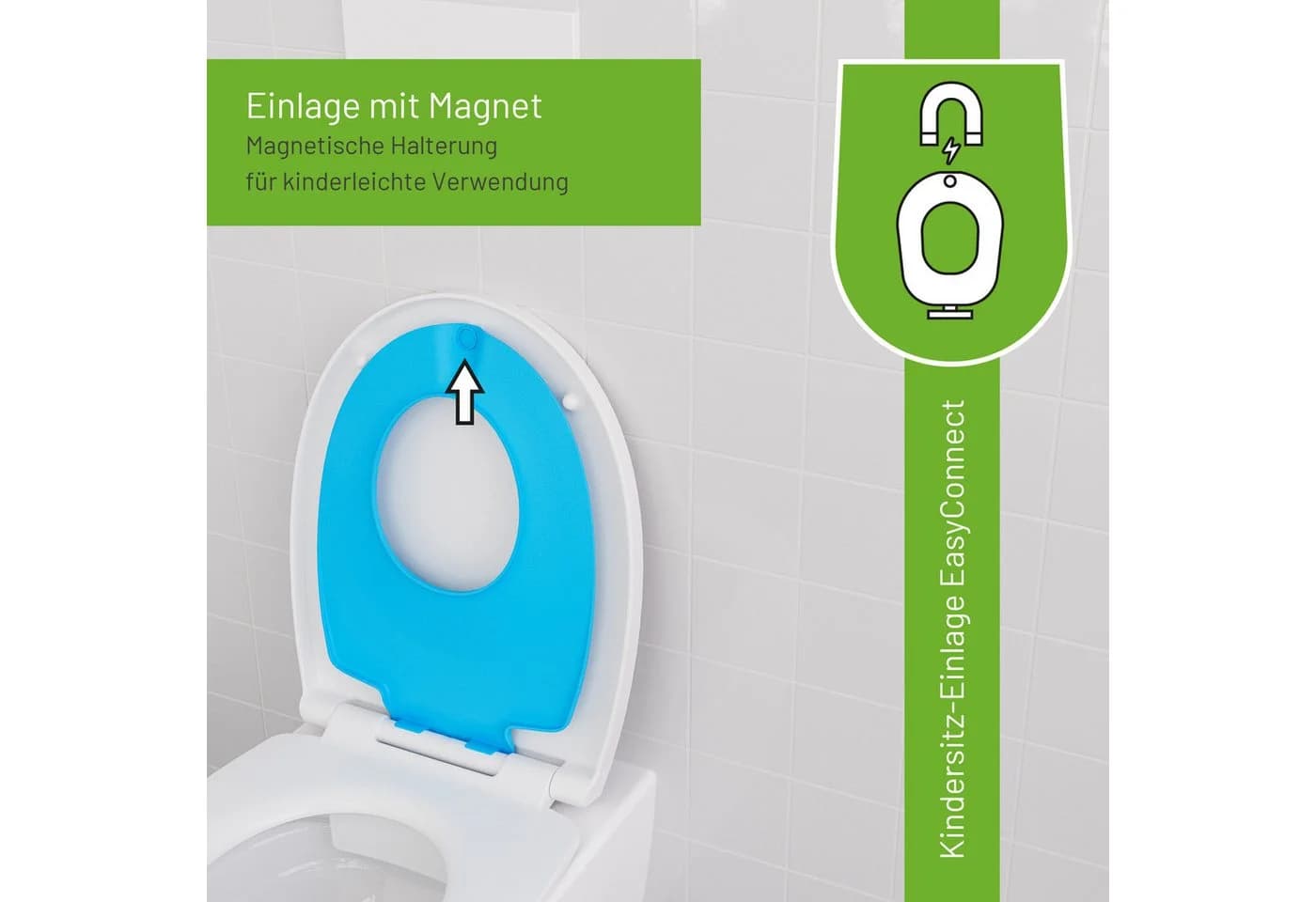 LUVETT Kinder-WC-Sitz mit SoftClose Absenkautomatik Duroplast O-Form - Bild 4