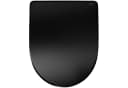 LUVETT WC-Sitz D140 Softclose Absenkautomatik Schwarz D-Form Bild 4