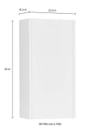 Hängeschrank SAPHIR Quickset 100 Badschrank 32,4 cm 1 Tür Weiß Bild 5