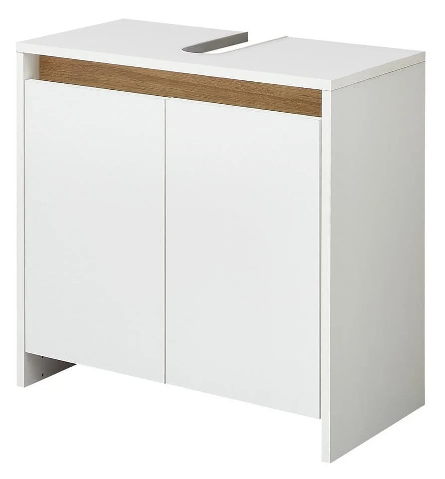 Saphir Waschbeckenunterschrank Quickset 100 2 Türen 61,6 cm Weiß - Bild 2