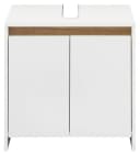 Saphir Waschbeckenunterschrank Quickset 100 2 Türen 61,6 cm Weiß Bild 3