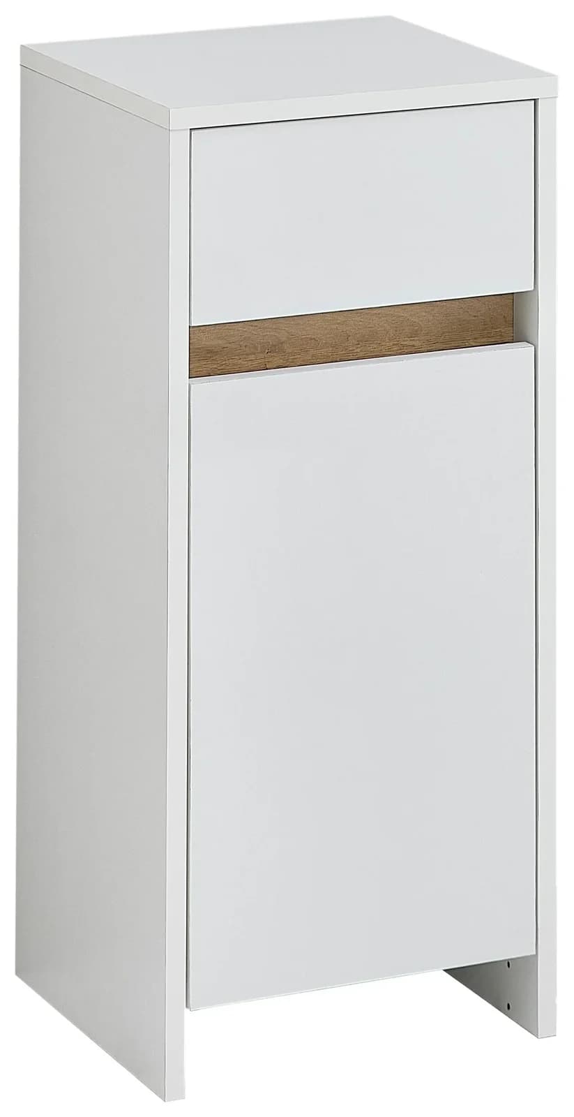 Saphir Unterschrank Quickset 100 Badschrank 32,4 cm 1 Tür und 1 Schublade