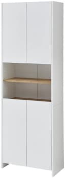 Hochschrank SAPHIR Quickset 100 Badschrank 4 Türen Weiß Bild 1