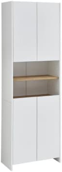 Hochschrank SAPHIR Quickset 100 Badschrank 4 Türen Weiß Bild 2