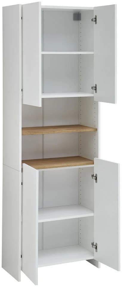 Hochschrank SAPHIR Quickset 100 Badschrank 4 Türen Weiß - Bild 3