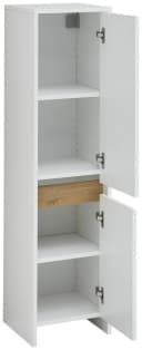 Saphir Badschrank 32,4 cm, 2 Türen, 2 Einlegeböden, Midischrank, Akzentfuge Bild 4