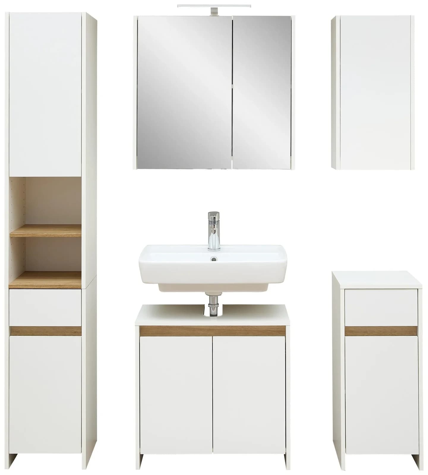 Badmöbel-Set SAPHIR Quickset 100 Weiß