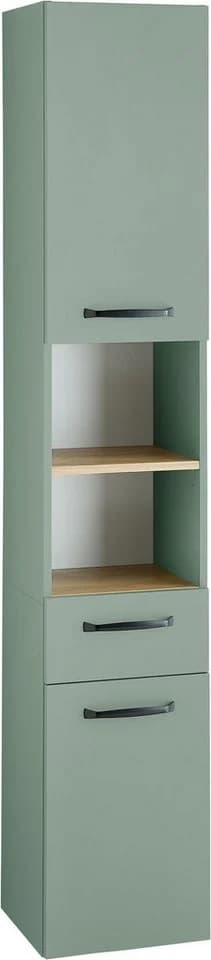 Hochschrank SAPHIR Quickset 500 Badschrank 32,4 cm Breite Salbei Nachbildung - Bild 2