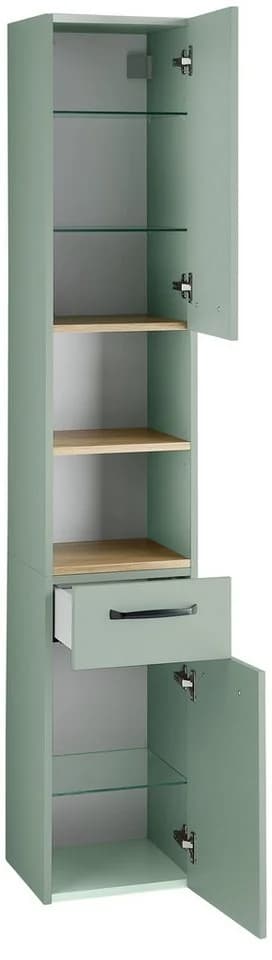 Hochschrank SAPHIR Quickset 500 Badschrank 32,4 cm Breite Salbei Nachbildung - Bild 4
