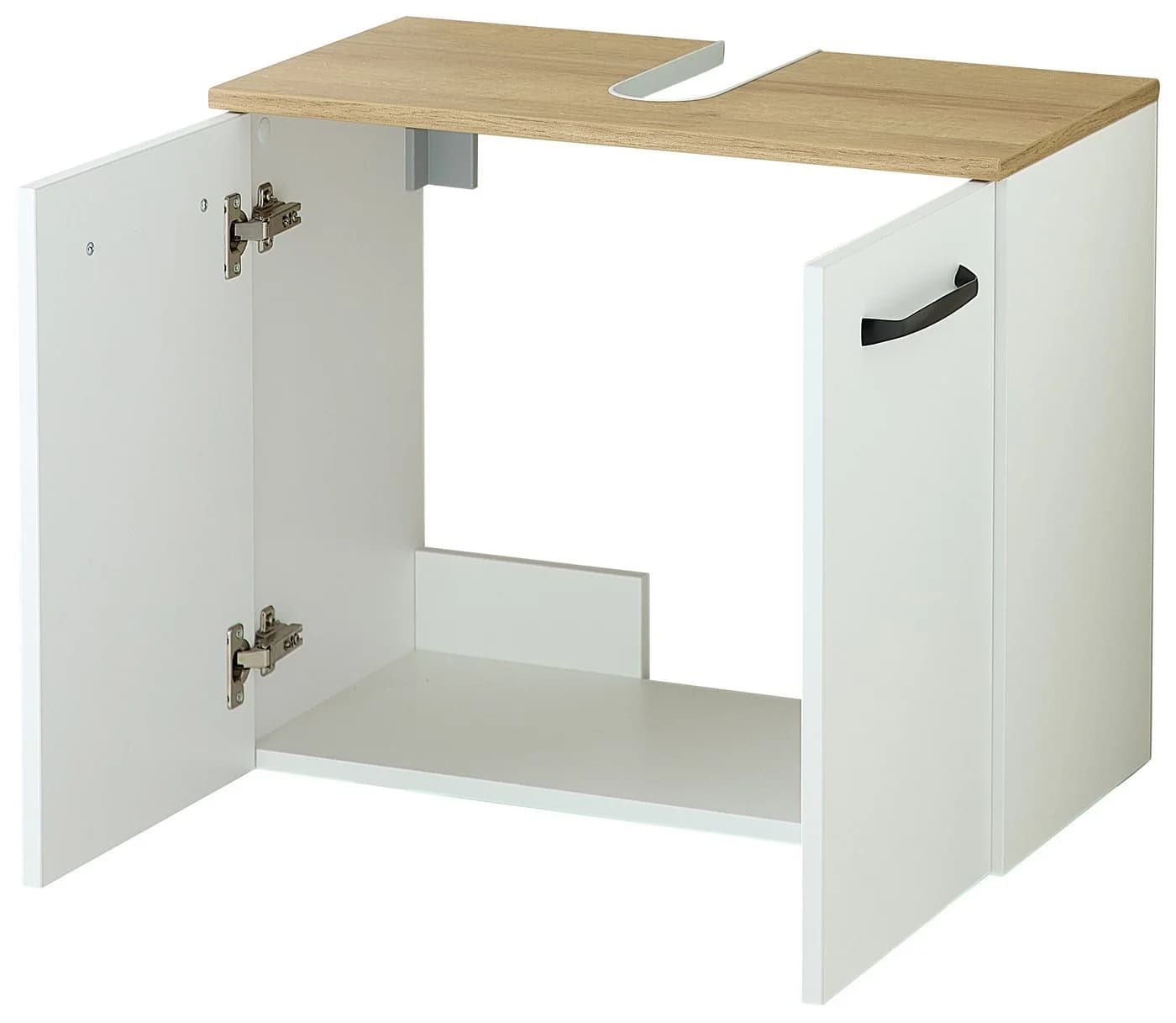 Waschbeckenunterschrank SAPHIR Quickset 500 2 Türen Weiß Matt Holzwerkstoff - Bild 4