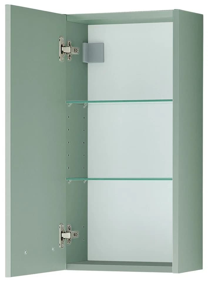 Hängeschrank SAPHIR Quickset 500 Badschrank 32,4 cm 1 Tür 2 Einlegeboden Grün Holzwerkstoff - Bild 4