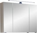 Badezimmerspiegelschrank SAPHIR Quickset 500 3 Türen 80cm LED-Aufsatzleuchte Grau Bild 2