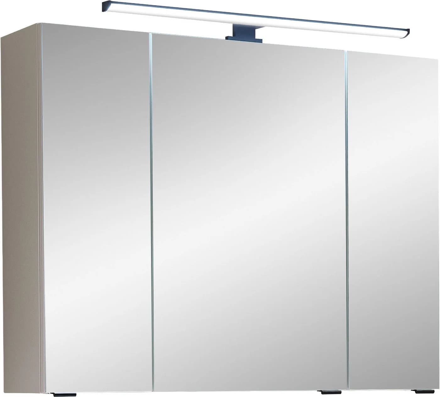 Badezimmerspiegelschrank SAPHIR Quickset 500 3 Türen 80cm LED-Aufsatzleuchte Grau - Bild 2