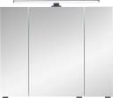 Badezimmerspiegelschrank SAPHIR Quickset 500 3 Türen 80cm LED-Aufsatzleuchte Grau Bild 3
