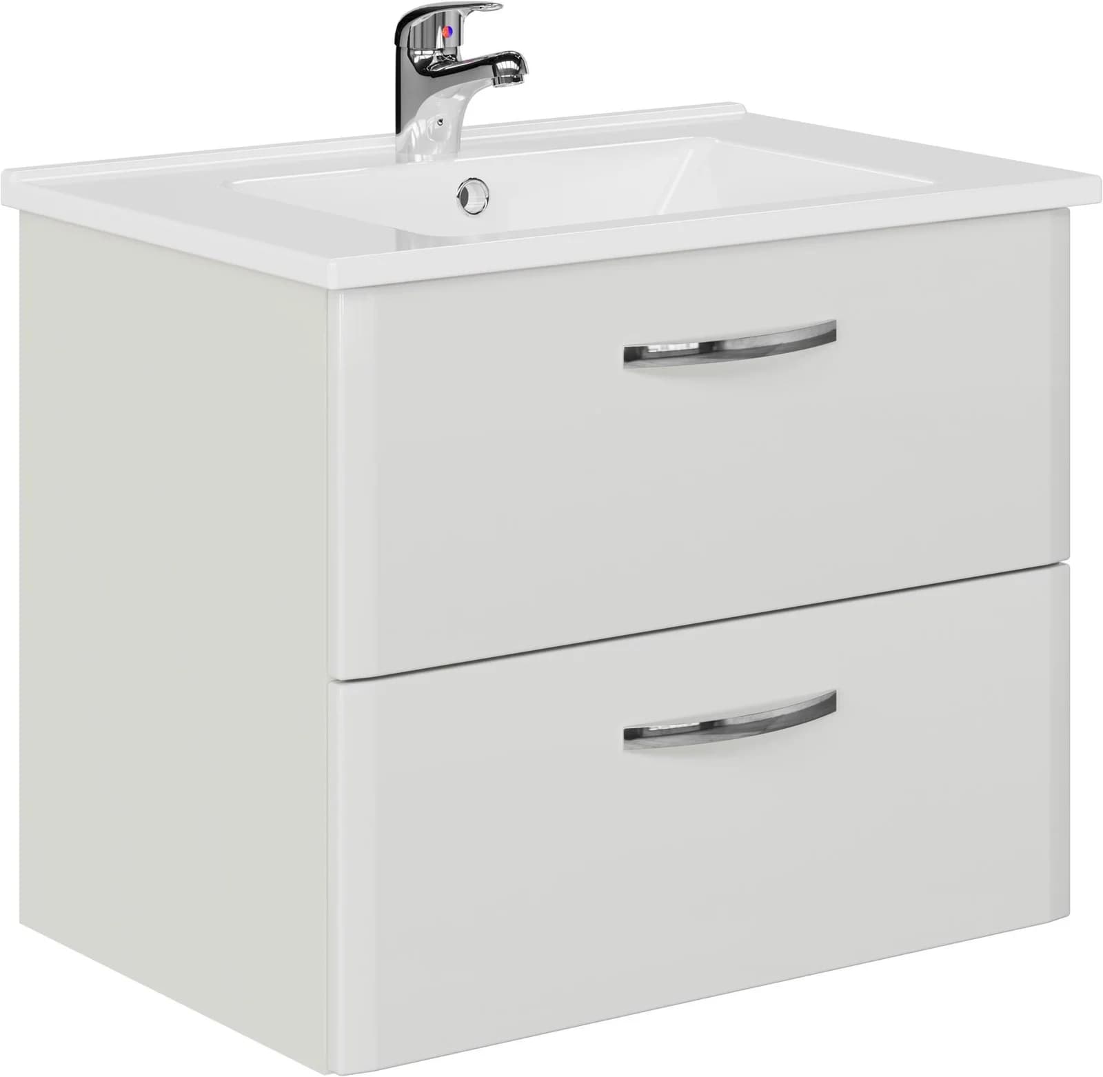 SAPHIR Quickset 326 Waschtisch mit Keramikbecken weiß