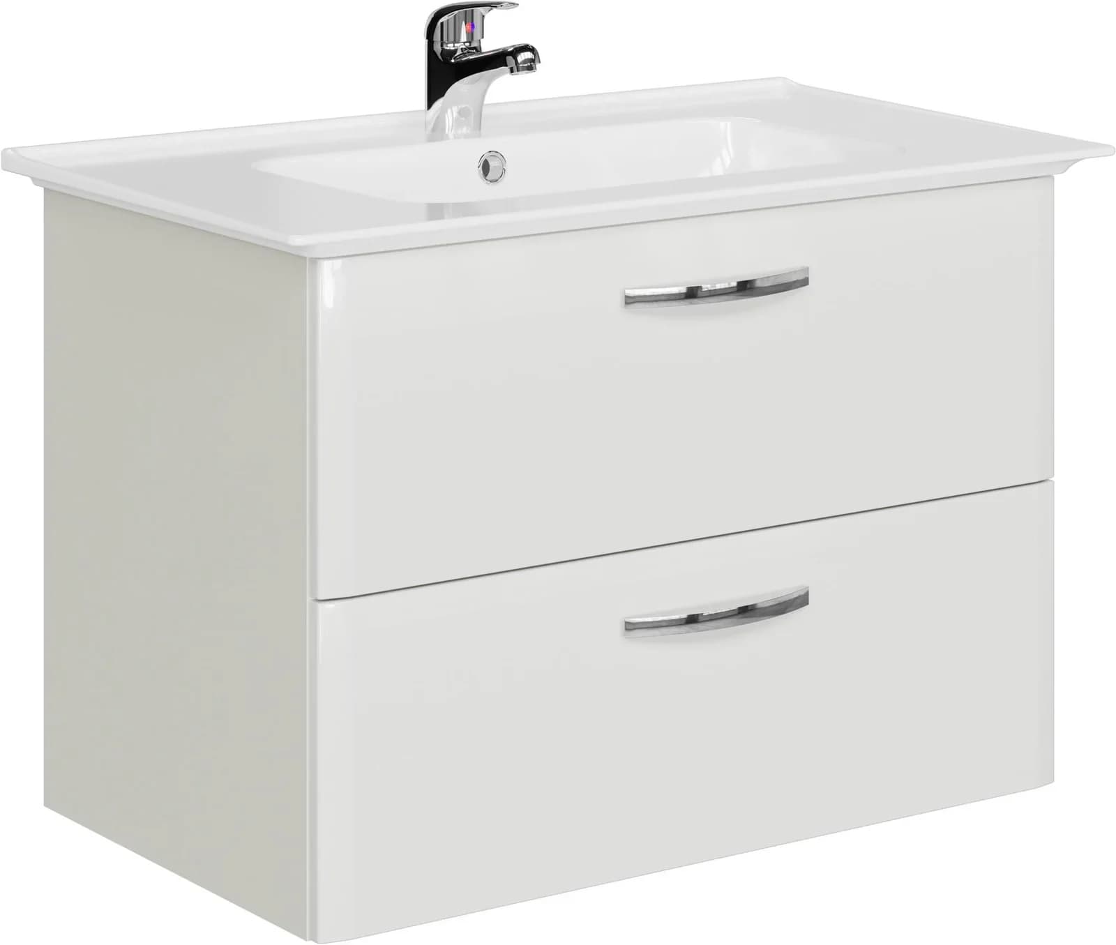 Waschtisch SAPHIR Quickset 326 mit Keramikbecken und Unterschrank