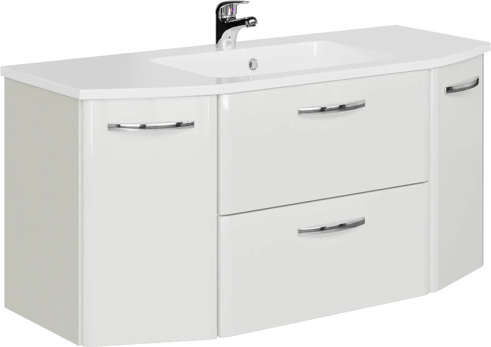 Waschtisch SAPHIR Quickset 326 mit Keramikbecken und Unterschrank