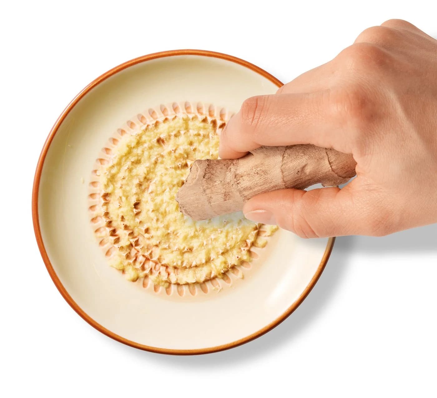 Cilio Tellerreibe CARAMELLO Keramikreibe mit Pinsel - Bild 3