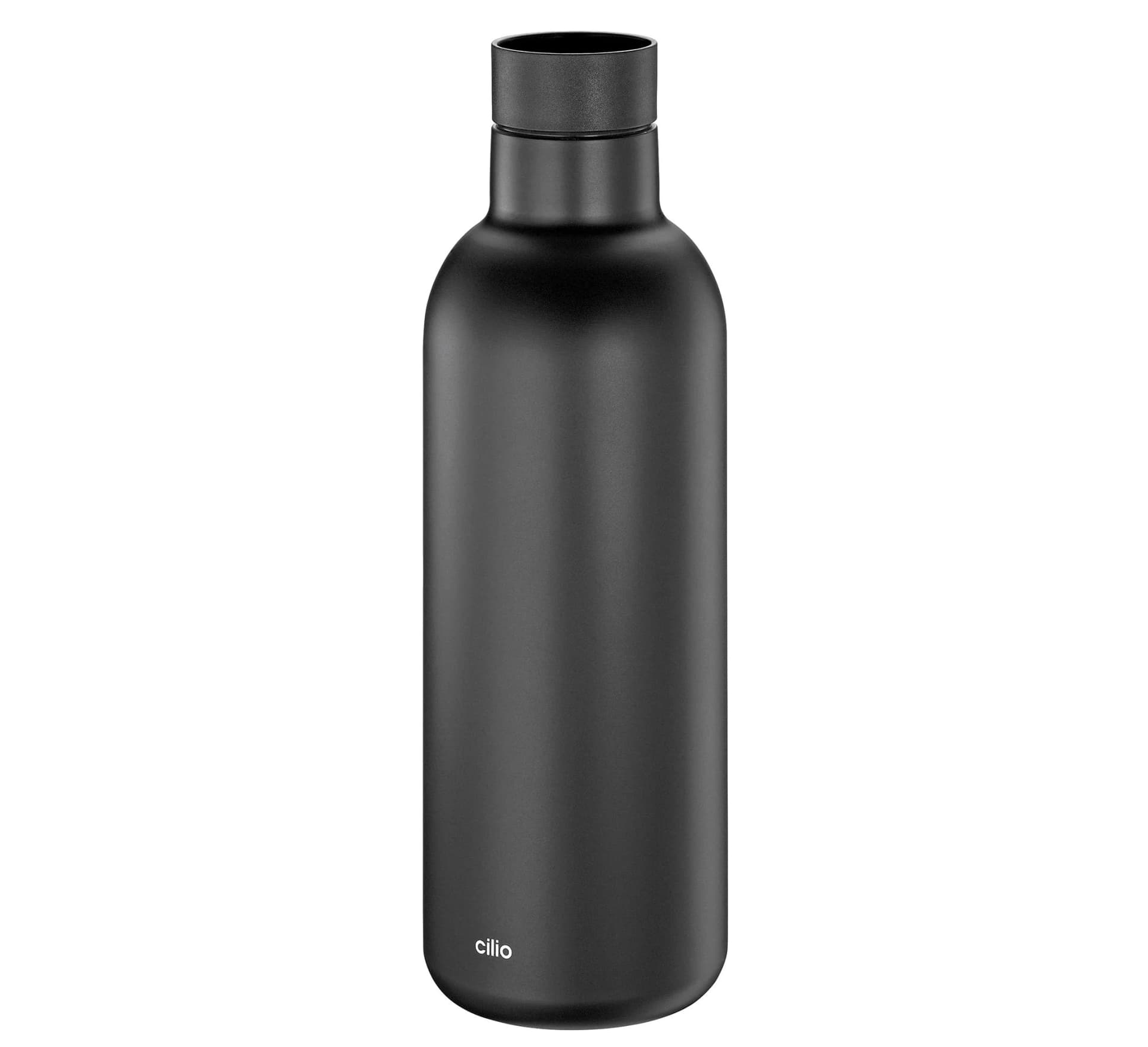 Isolierflasche cilio DELUXE Schwarz 0,65 Liter