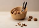 CONTINENTA Nussschale Braun Holzwerkstoff Bild 1