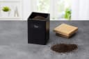 Teedose CONTINENTA Keramik mit Holzdeckel schwarz Bild 4