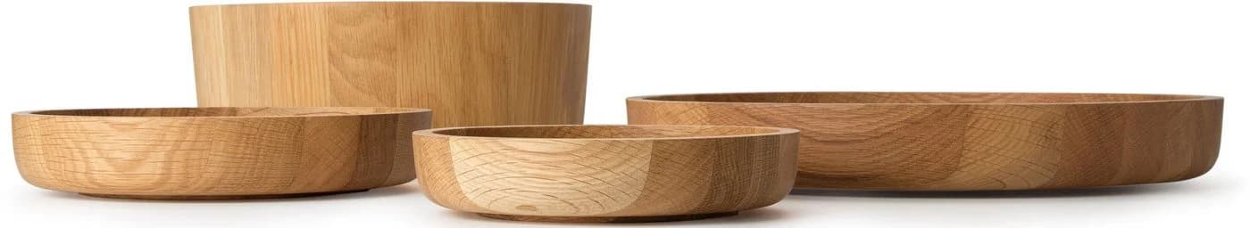 Continenta Schale Eiche Holzwerkstoff Beige - Bild 3
