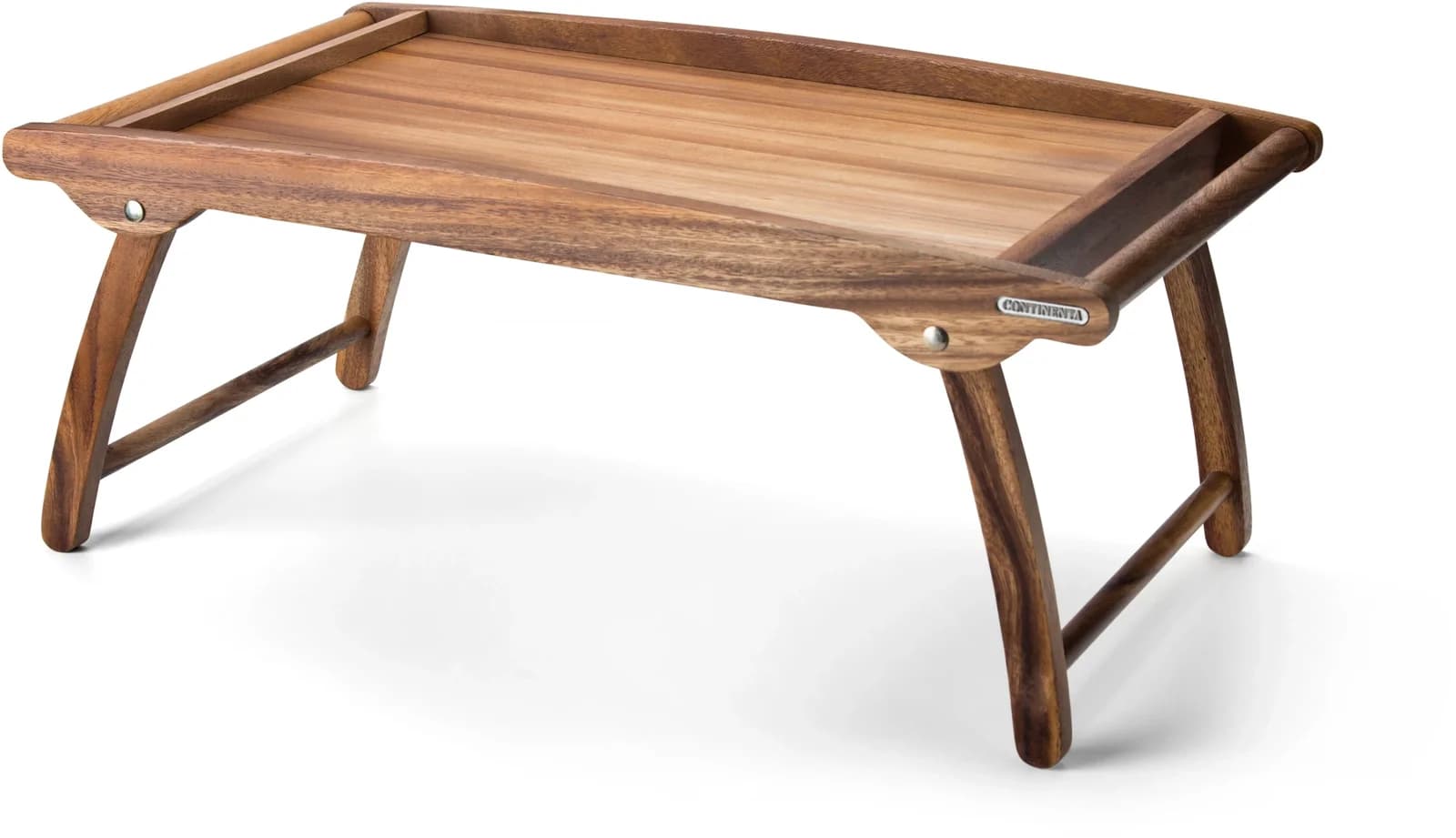 CONTINENTA Bett-Tablett Braun Akazienholz